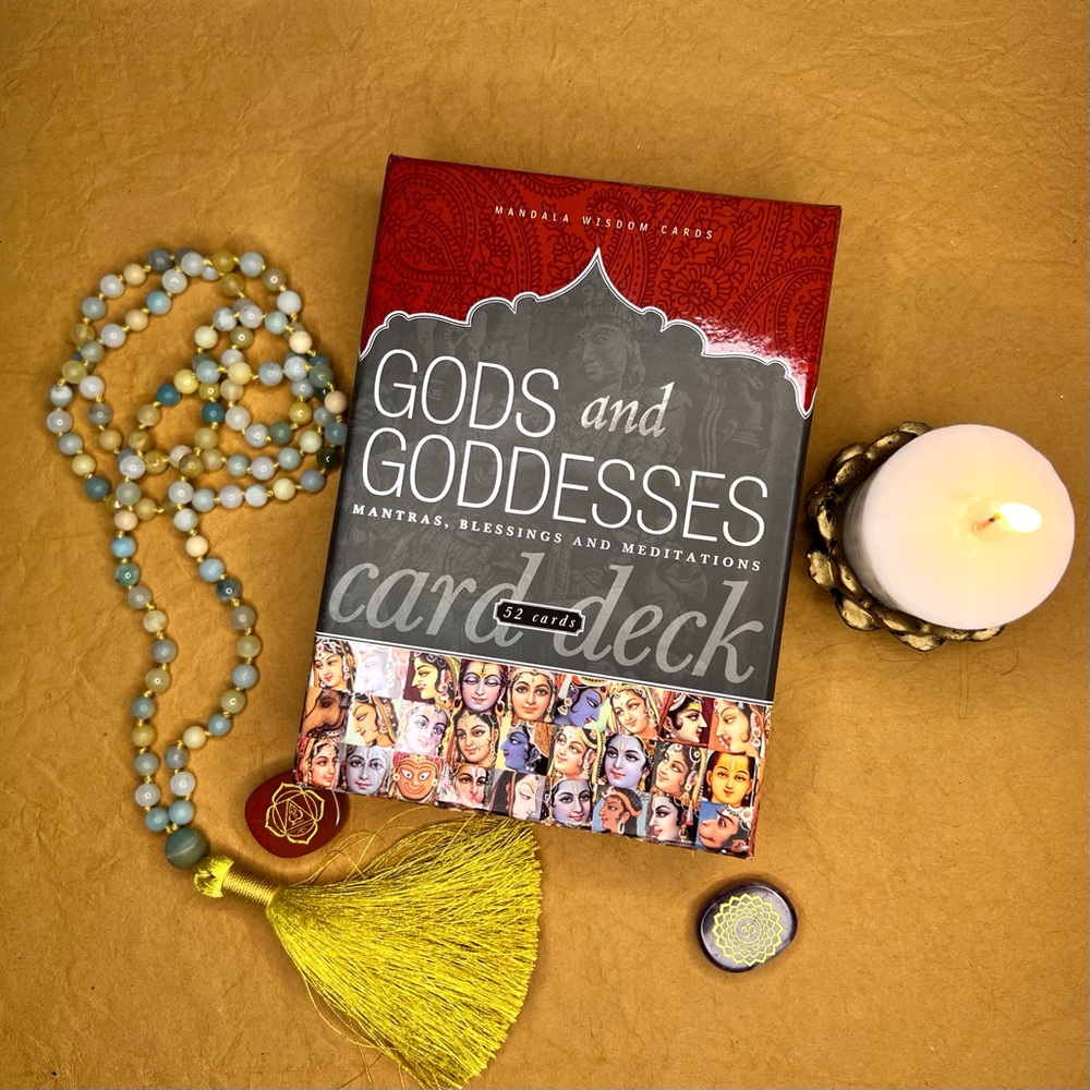 Gods and Goddesses: Mantras, Blessings and Meditations Card Deck LIKE NEW